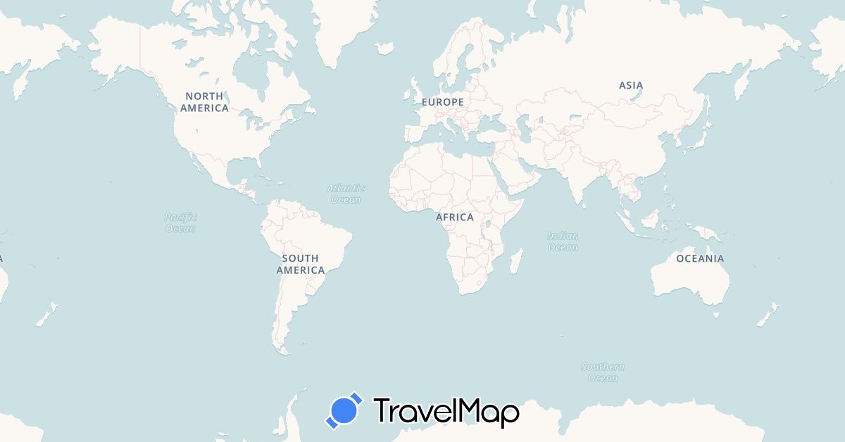 TravelMap itinerary: 2026 in Cape Verde (Africa)